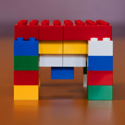 Towers of tomorrow Lego blocks for step 5.